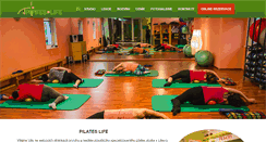 Desktop Screenshot of pilateslife.cz